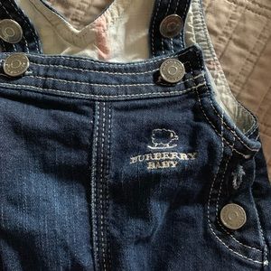 Burberry Baby Denim Overalls